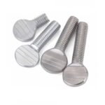Stainless Steel Thumb Screw, Flat Round Hand Grip Screw, Hand Tighten Screw