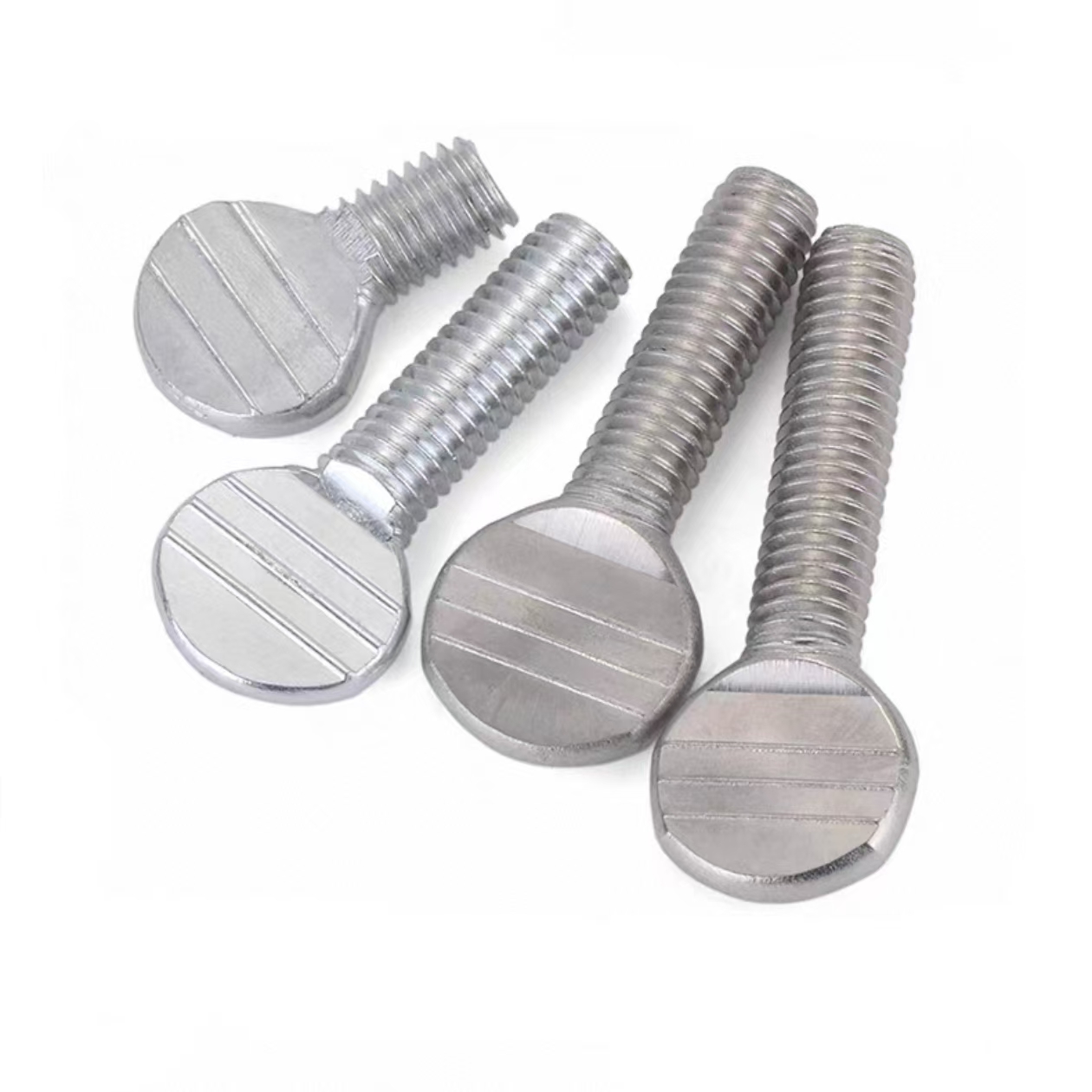 乒乓球拍螺丝 (11) Stainless Steel Thumb Screw, Flat Round Hand Grip Screw, Hand Tighten Screw - 图片 1
