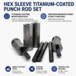 High Precision Mold Punch Pin, Hex Holder Piercing Punch, Custom Stamping Cold Forging Mold Parts - 图片 6