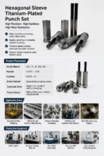 High Precision Mold Punch Pin, Hex Holder Piercing Punch, Custom Stamping Cold Forging Mold Parts - 图片 7
