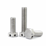 Stainless Steel Square Head Bolt With Hole Full Thread Fastener for Industrial Machinery Equipment