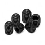 12.9 Grade DIN916 Black Oxide Hex Socket Cup Point Headless Set Screw Industrial Fastener Screw - 图片 5