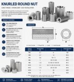 304 Stainless Steel Knurled Cylinder Nut, Extended Hand Tight Coupling Nut, Female Thread Connecting Sleeve - 图片 6