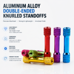 7075 Aluminum Alloy M3 Knurled Standoff Double Female Thread Spacer Column for FPV Drone Frame RC Model Aircraft - 图片 8