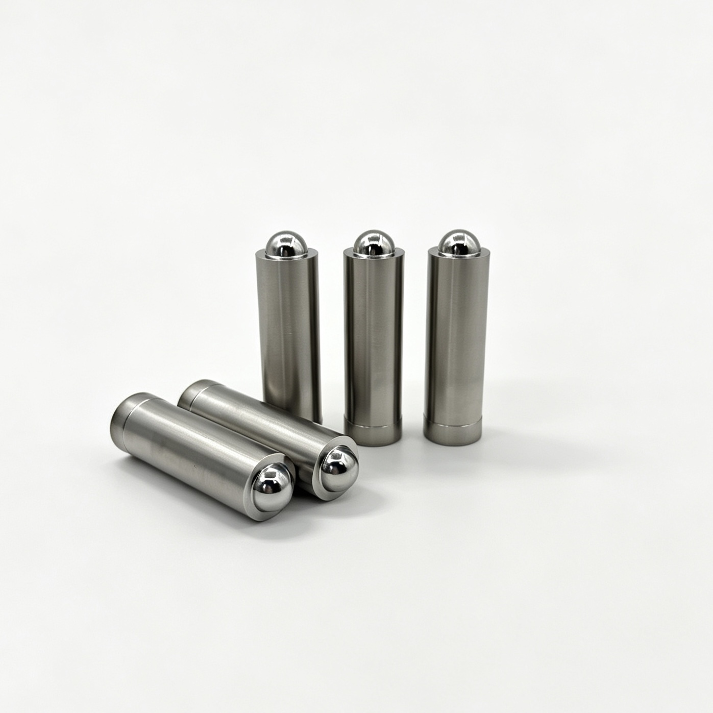 圆头冲棒 (3) Spring Loaded Ball Plunger Locating Pin Pressure Ball Detent Pin for Fixture Mold Hardware Positioning - 图片 1