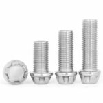 Stainless Steel Anti‑Theft Flange Bolt, 5‑Point Tamper Proof Security Screw, Special Outer Pentagonal Head Fastener - 图片 4