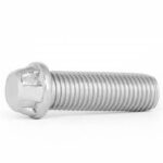 Stainless Steel Anti‑Theft Flange Bolt, 5‑Point Tamper Proof Security Screw, Special Outer Pentagonal Head Fastener - 图片 3