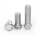 Stainless Steel Anti‑Theft Flange Bolt, 5‑Point Tamper Proof Security Screw, Special Outer Pentagonal Head Fastener - 图片 2