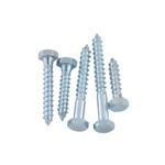Zinc Plated Carbon Steel Hex Lag Wood Screw, Heavy Duty Coach Screw for Wood Construction Timber Fastening - 图片 2