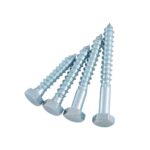 Zinc Plated Carbon Steel Hex Lag Wood Screw, Heavy Duty Coach Screw for Wood Construction Timber Fastening - 图片 4