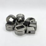 Custom Tungsten Carbide Rectangular Hole Die Bushing, Precision Cold Heading Trimming Mold Insert for Fastener Production