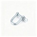 Galvanized D Shackle Carbon Steel Lifting Shackle Screw Pin Anchor Shackle for Rigging Towing Marine Hardware