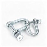 Galvanized D Shackle Carbon Steel Lifting Shackle Screw Pin Anchor Shackle for Rigging Towing Marine Hardware - 图片 2