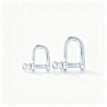 Galvanized D Shackle Carbon Steel Lifting Shackle Screw Pin Anchor Shackle for Rigging Towing Marine Hardware - 图片 4