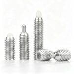 304 Stainless Steel Spring Plunger Hex Socket Ball Point Set Screw Positioning Indexing Plunger for Machine Equipment
