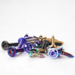 Grade 5 TC4 Titanium Alloy Colorful Torx Drive Self Tapping Screws Washer Head Motorcycle Custom Fasteners M4 M5 OEM - 图片 2