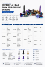 Grade 5 TC4 Titanium Alloy Colorful Torx Drive Self Tapping Screws Washer Head Motorcycle Custom Fasteners M4 M5 OEM - 图片 5