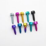 Colorful TC4 Titanium Alloy Torx Flange Head Self Tapping Screws M4 M5 Motorcycle Modification Fasteners Rust Resistant Bolts - 图片 3