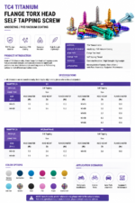 Colorful TC4 Titanium Alloy Torx Flange Head Self Tapping Screws M4 M5 Motorcycle Modification Fasteners Rust Resistant Bolts - 图片 5