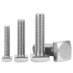 304 SS Square Head Bolt Stainless Steel Square Head Fastener Corrosion Resistant Threaded Bolt OEM Custom Manufacturer