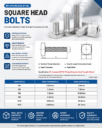 304 SS Square Head Bolt Stainless Steel Square Head Fastener Corrosion Resistant Threaded Bolt OEM Custom Manufacturer - 图片 5