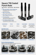 Custom Square Titanium Plated Punch Rod High Hardness HSS SKH55 M42 Precision Punch Tool for Cold Heading Screw Bolt Production - 图片 6