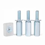 Galvanized Carbon Steel Hex Stud Screw Nut Assembly Elevator Cabin Connecting Fastener Accessories - 图片 4