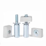 Galvanized Carbon Steel Hex Stud Screw Nut Assembly Elevator Cabin Connecting Fastener Accessories - 图片 5