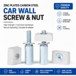 Galvanized Carbon Steel Hex Stud Screw Nut Assembly Elevator Cabin Connecting Fastener Accessories - 图片 6
