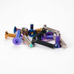 Premium Titanium Alloy Flat Head Socket Cap Screws TC4 PVD Colored Coated Hex Drive Countersunk Screws for Aerospace Automotive - 图片 2