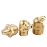 Industrial Brass Grease Fittings Oil Cup Grease Gun Nozzle for Excavator Truck Machinery Lubrication System Grease Gun Nozzle - 图片 3