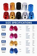 Aluminum Knurled Thumb Nut Colorful Knurl Hand Twist Nut Custom CNC Machining Fastener for Equipment Decoration - 图片 6