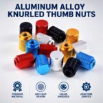 Aluminum Knurled Thumb Nut Colorful Knurl Hand Twist Nut Custom CNC Machining Fastener for Equipment Decoration - 图片 7