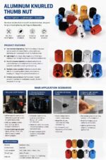 Aluminum Knurled Thumb Nut Colorful Knurl Hand Twist Nut Custom CNC Machining Fastener for Equipment Decoration - 图片 8