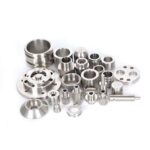 Custom Stainless Steel CNC Turning Parts Precision Machined Threaded Connector Shaft Fitting for Industrial Machinery Equipment