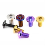 TC4 Titanium Alloy Torx UFO Head Screw Lightweight Motorcycle Modification Bolt Anodized Color Fastener CNC Precision