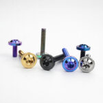 TC4 Titanium Alloy Torx UFO Head Screw Lightweight Motorcycle Modification Bolt Anodized Color Fastener CNC Precision - 图片 2
