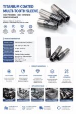 Solid Carbide 6 Teeth Hollow Bushing CNC External Hexagon Sleeve for Mold Punching Custom Machining - 图片 7