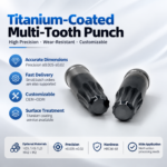 High Precision Multi Tooth Back Punch TiN Coated Punch for Cold Heading Fastener Screw Manufacturing Custom Sizes - 图片 6