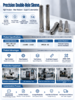 High Precision Double Hole Bushing Custom CNC Machined for Fastener Stamping Mold - 图片 7