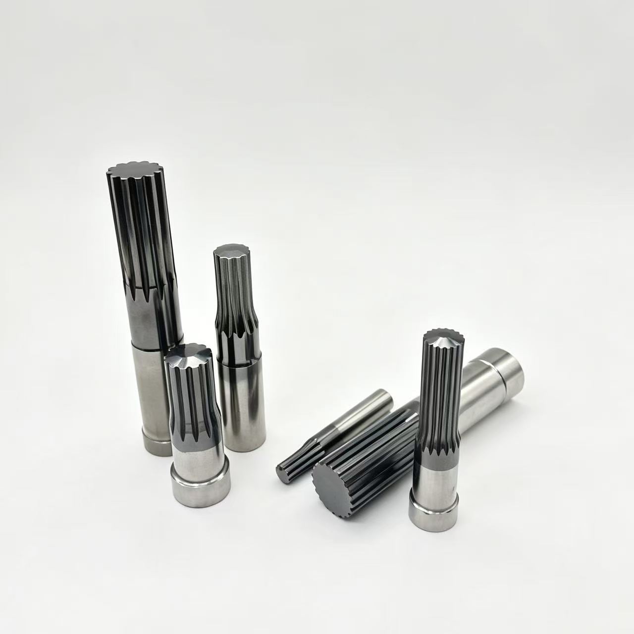 镀钛花齿冲棒 (10) Carbide Spline Punch Custom Cold Forging Punch Pin for Screw Fastener Stamping Mould - 图片 1