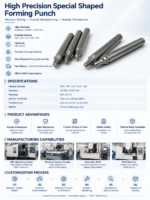 Tungsten Carbide Cold Heading Punch Precision Forming Punch Pin for Fastener Mould - 图片 7