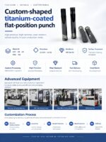 Tungsten Carbide Forming Punch Custom Metal Stamping Die Punch for Cold Forging Fastener Manufacturing - 图片 7